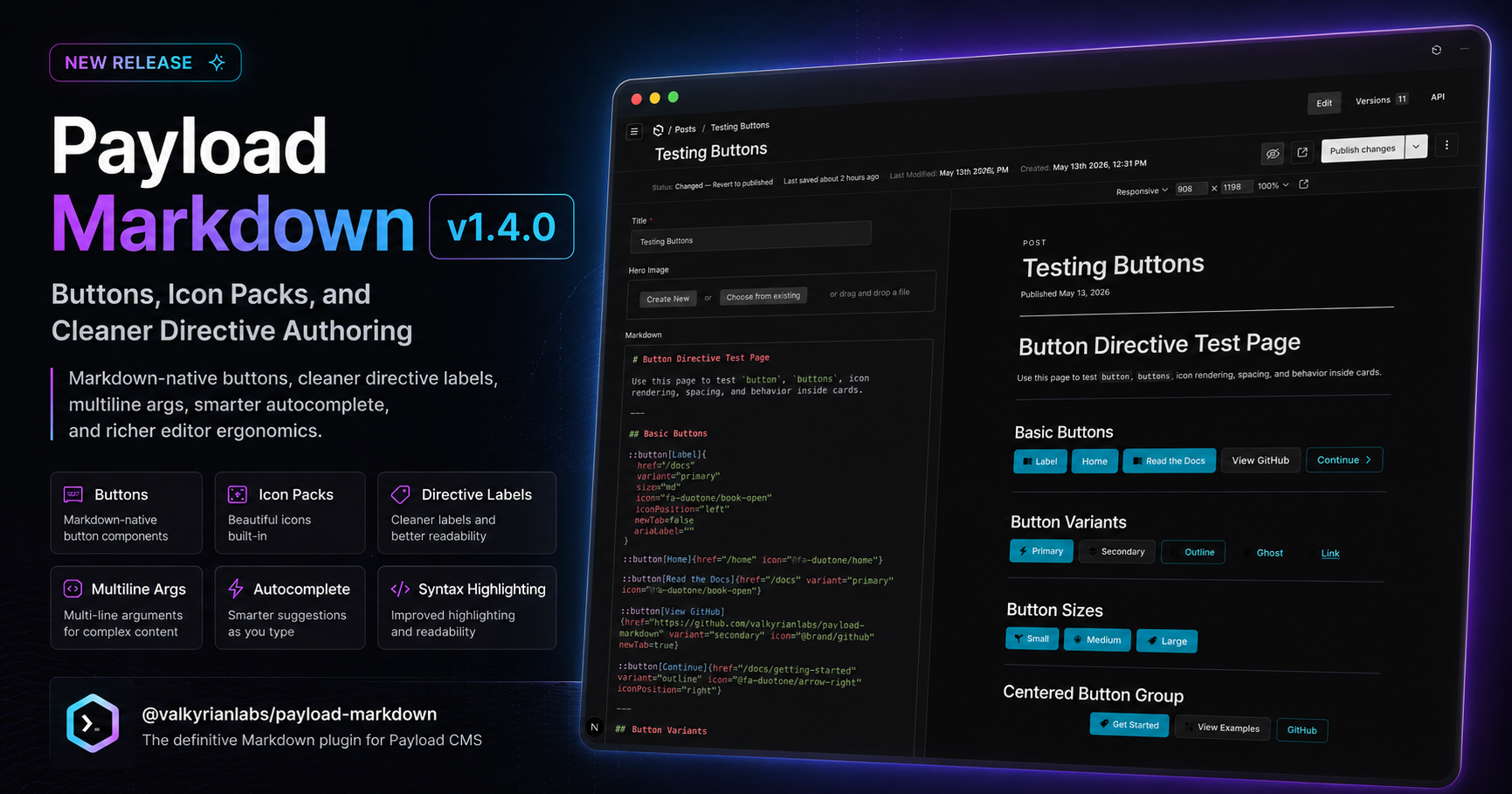 @valkyrianlabs/payload-markdown